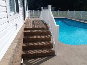 Vinyl Railings on stairs