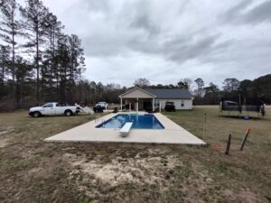Vinyl Pool Fence Installation